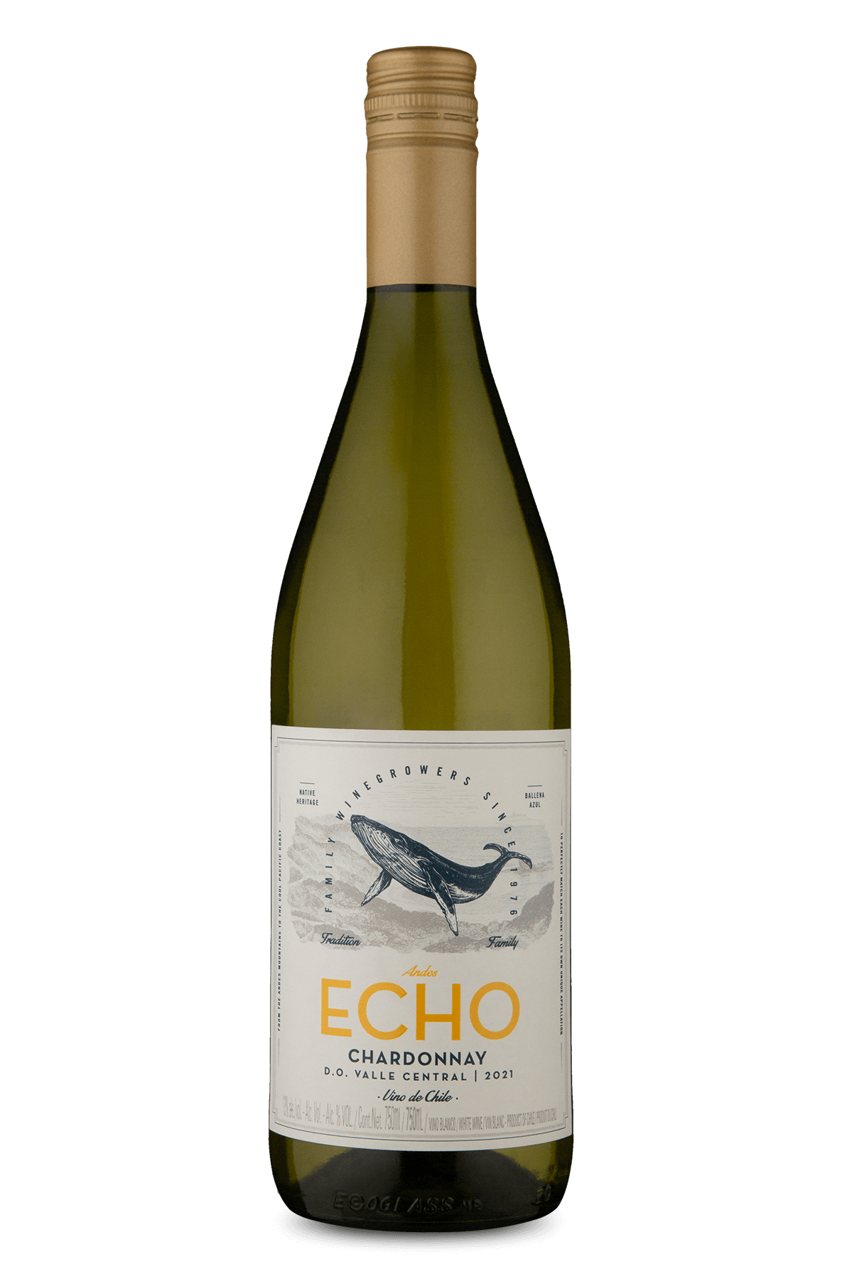 Andes Echo D O Valle Central Chardonnay Wine Wine