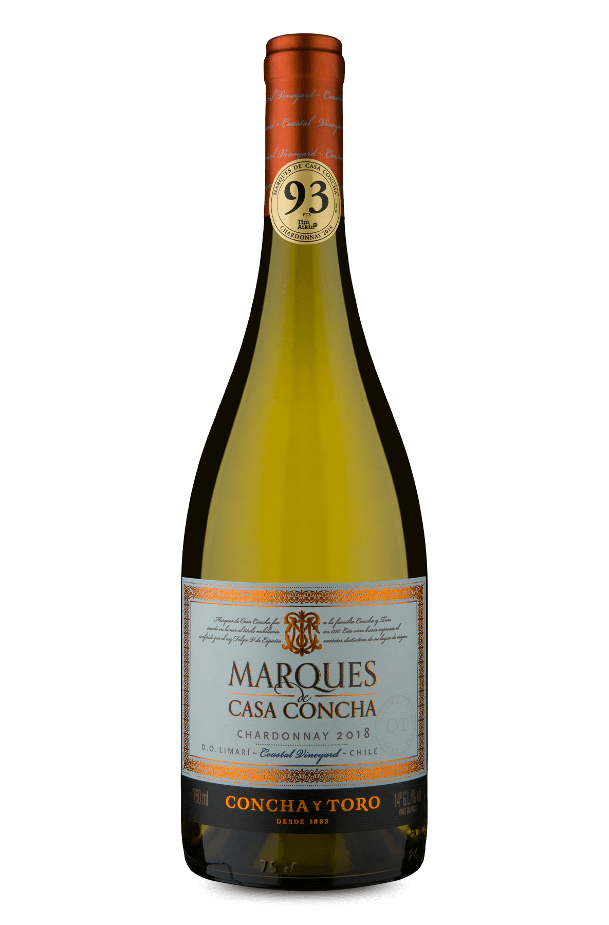 Marques De Casa Concha Chardonnay 2018 Wine Wine