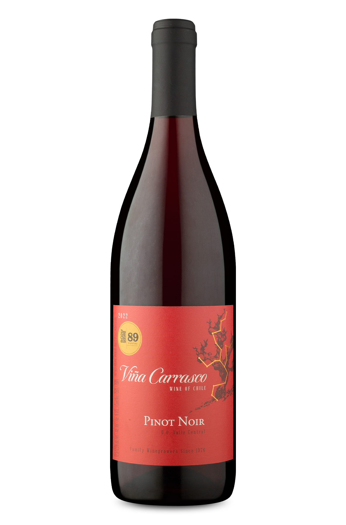 Vi A Carrasco D O Valle Central Pinot Noir Wine Wine