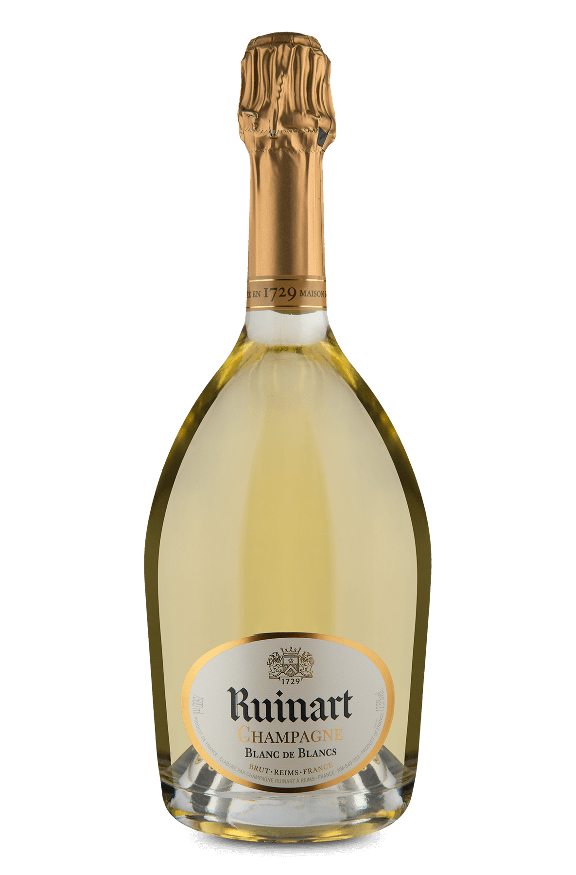 Ruinart Champagne Brut 1729. Шампанское Ruinart Blanc de blancs. Рюинар Блан де Блан брют.