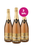 Kit 3 por 99 - Espumante Mirablau Rosé - Oferta Insana