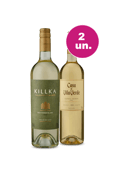 Kit 2 por 99 - Sallentein Killka Sauvignon Blanc e Casa de Vila Verde