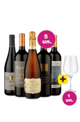 Kit 5 por 249 - Paladar Apurado + Taça Cristal Premium 765 mL Grátis 