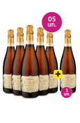 Kit 5 + 1 - Espumante Maraví Brut + Garrafa Brinde e Frete Grátis