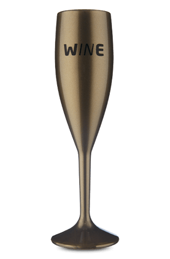 Taça Acrílico Espumante Wine champagne marmorizado 170 ml