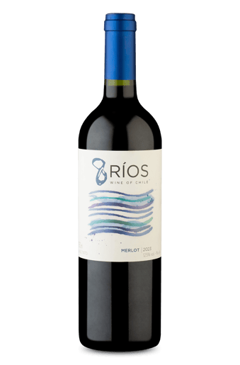 8 Ríos D.O. Región del Valle Central Merlot 2023