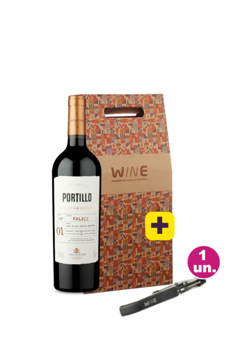 Kit Presente - Portillo Malbec e Saca Rolha