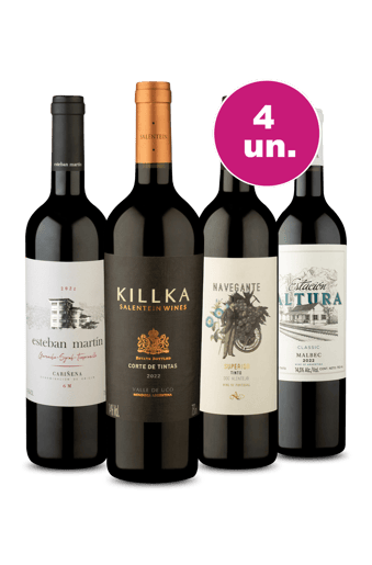 Kit 4 - Tintos Superiores - Oferta Insana