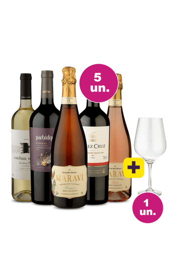 Kit 5 por 249 - Incríveis + Taça Cristal Premium 765 mL Grátis