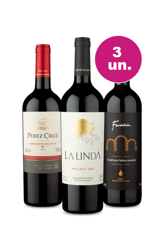 Kit 3 por 199 - Tintos Premium