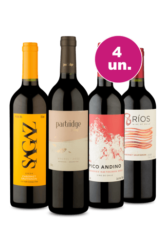 Kit 4 - Cabernet Sauvignon Degustação