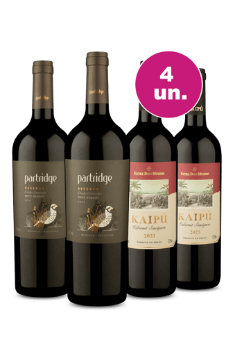 Kit 4 - Partridge Reserva Edição Limitada e Kaipú - Oferta Insana