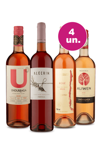 Kit 4 - Vem, Meu Amor Rosé