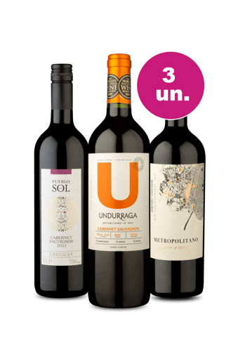 Kit 3 Por R$99 - Essência Cabernet