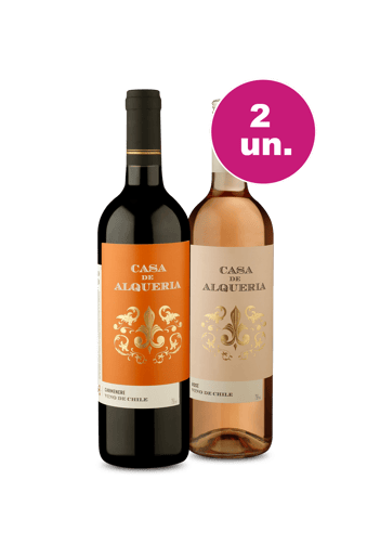 Kit 2 - Lançamento Casa de Alqueria Tinto e Rosé