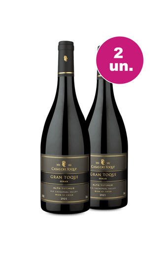 Kit 2 - Casas Del Toqui Gran Toqui Syrah - Oferta Insana