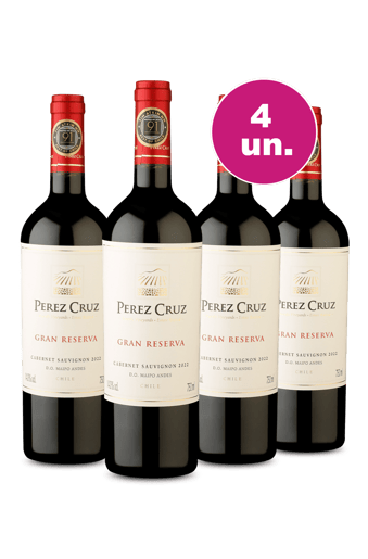 Kit 4 - Perez Cruz Gran Reserva Cabernet Sauvignon - Oferta Exclusiva We Wine