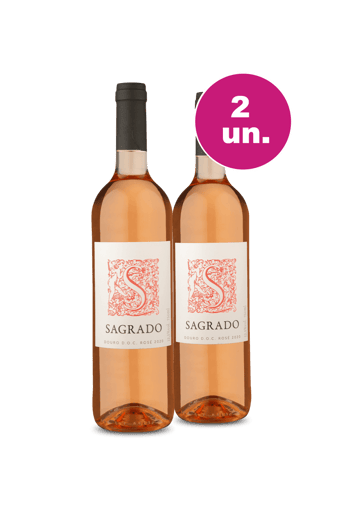 Kit 2 - Sagrado D.O.C Douro Rosé - Oferta Sem Noção