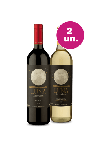 Kit 2 - Lançamento Luna Del Desierto Tinto e Branco