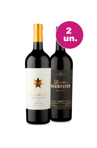 Kit 2 - Clos de Los Siete e Lagar de Burmester - Oferta Insana