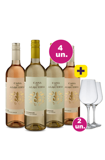 Kit 4 - Lançamento Casa de Alquería Refrescante + 2 Taças Cristal Grátis