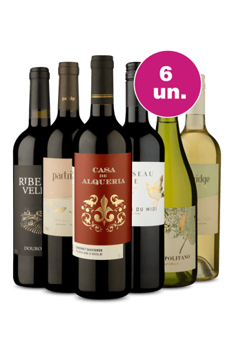 Kit 6 por 199 - Seleção Sommelier - Super Oferta