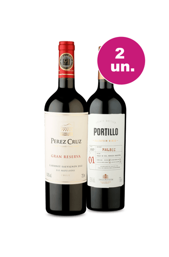 Kit 2 - Pérez Cruz Gran Reserva e Portillo Malbec