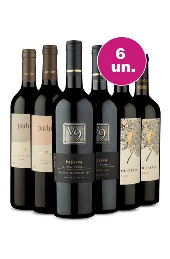 Kit 6 - V9 Reserva, Partridge e Metropolitano - Oferta Insana