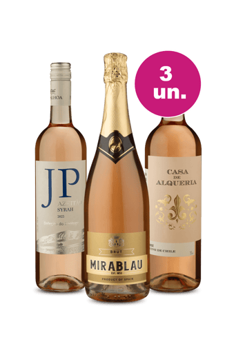 Kit 3 por 99 - Degustação Rosé - Oferta Insana