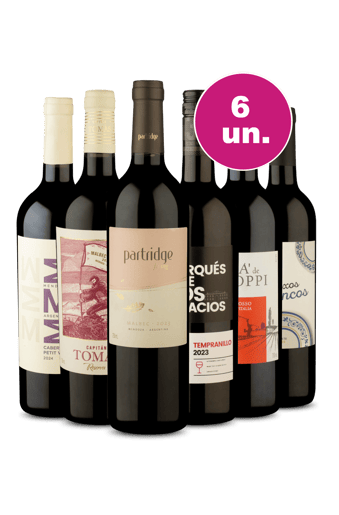 Kit 6 por 199 - Red Wine