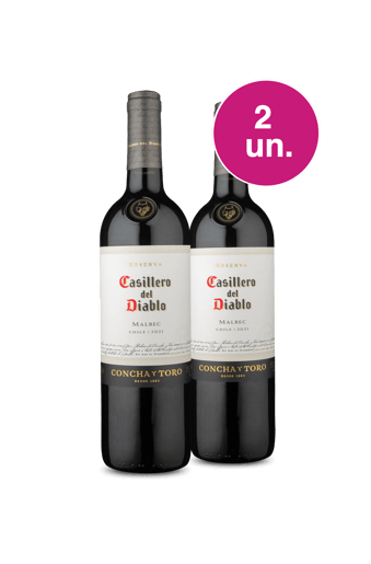 Kit 2 - Casillero Del Diablo Malbec