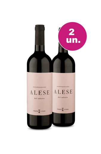 Kit 2 - Alese I.G.T Salento Negroamaro - Oferta Insana