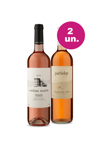 Kit 2 - Rosés Esteban Martín e Partridge - Oferta Insana