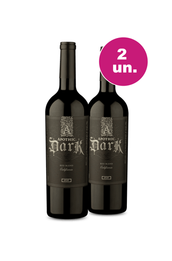 Kit 2 - Apothic Dark Red Blend - Oferta Insana