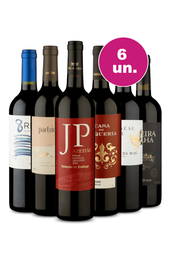 Kit 6 por 199 - Tintos Sommelier