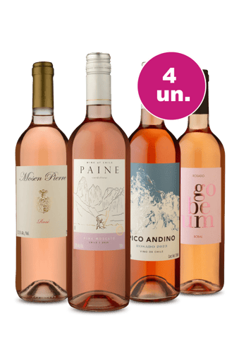 Kit 4 - Rosés Amados