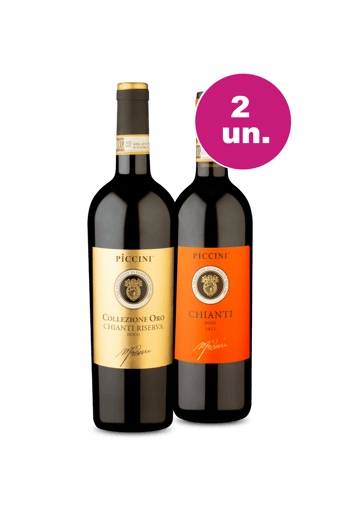 Kit 2 - Degustação Piccini Chianti - Lançamento Premium