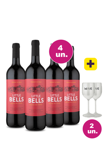 Kit 4 - Espanhol Tinto + 2 Taças Grátis