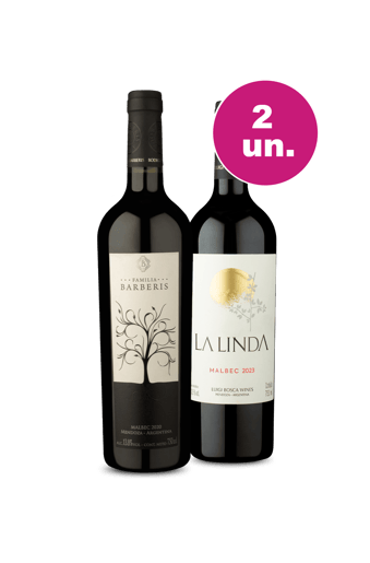 Kit 2 - Encontro de Campeões - Familia Barberis Malbec + La Linda Malbec