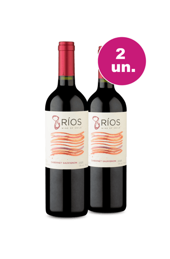 Kit 2 - Lançamento 8 Ríos Cabernet Sauvignon