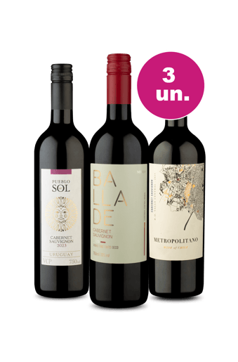 Kit 3 Por R$99 - Prestígio Cabernet