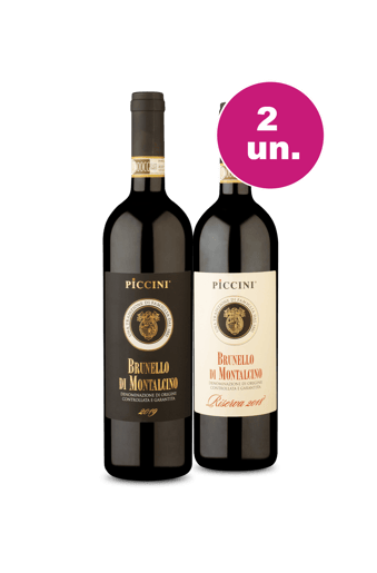 Kit 2 - Degustação Piccini Brunello - Lançamento Super Premium