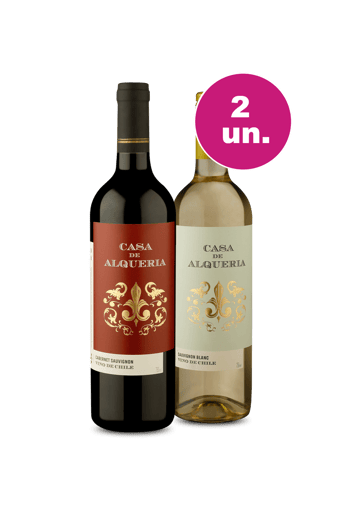 Kit 2 - Lançamento Casa de Alqueria Tinto e Branco