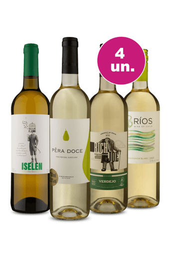 Kit 4 - Vinhos Brancos Unânimes