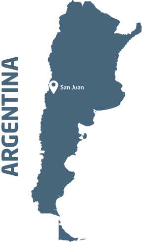 Mapa da Argentina